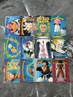 当時物】ドラゴンボールZ アマダ カード2枚 ＆ ミニアルバム・カード