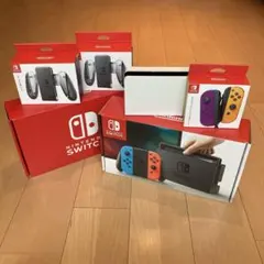 ニンテンドースイッチ 本体、ジョイコン、ドック他8点セットまとめ売り