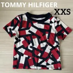 値下げ！美品⭐︎TOMMY HILFIGER 総柄 TシャツXXSのサムネイル