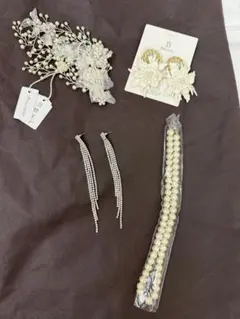 ブライダル　パーティー用　アクセサリー　セット