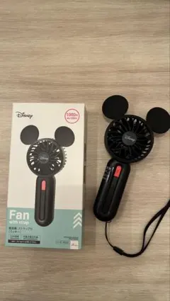 ダイソー　Disney Fan with strap ミッキーのサムネイル