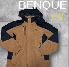 未使用✨BENQUE 2XL マウンテンパーカー ブラウン/ネイビー　2XL