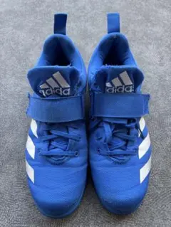 adidas 青 スニーカー
