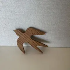 木製 鳥型壁掛け装飾 Sオーナメント つばめ
