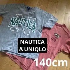 NAUTICA ＆ディズニーリンガーTシャツ 2枚セットのサムネイル