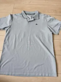 6【美品】Kappa カッパ 半袖ポロシャツ メンズL グレー ゴルフウェアのサムネイル