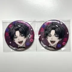 ART OF NIJISANJIランダムマット箔押し缶バッジ 佐伯イッテツ 2個