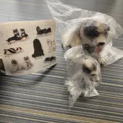 YUJIN 犬フィギュアセット セントバーナード　親子　シークレット