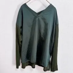Richeglamour グリーン 緑 長袖 カットソーのサムネイル