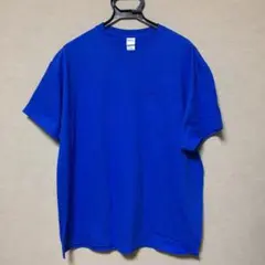 新品 GILDANギルダン 半袖Tシャツ ポケット付き ロイヤルブルー 青 XL