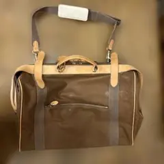 Bon Voyage レザーボストンバッグ