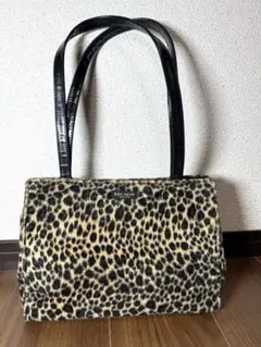 Kate Spade レオパード柄 豹柄　フェイクファーバッグ