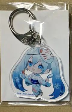 しのたろう 雪ミク スカイタウン トレーディングアクリルキーホルダー アクキー