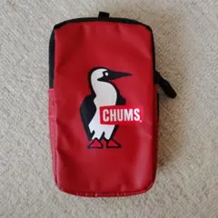 CHUMS アームバンド付きケース 　レッド