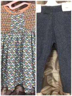 next 花柄ワンピース＋レギンスセット　9-12mths 80cm