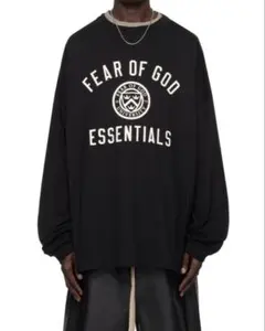 FEAR OF GOD ESSENTIALS ブラック Tシャツ