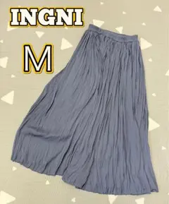 INGNI プリーツスカート ブルーグレー Mサイズ