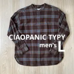 CIAOPANIC TYPY ネル チェックシャツ サイズL