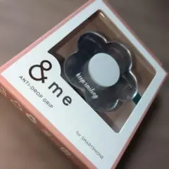 & me スマホグリップ ミラー 花