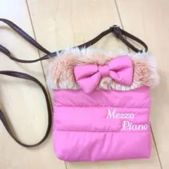 ☆mezzo piano　ポシェット　ピンク　ファー　リボン☆