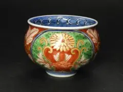 極上絵付け！ 明治〜大正期 伊万里焼 十錦手 色絵火鉢 五徳付き - メルカリ