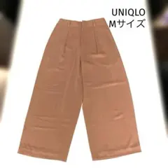 UNIQLO ユニクロ　ワイドパンツ　Mサイズ　ピンクベージュ