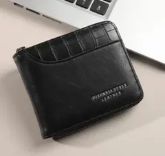 ラウンドファスナーメンズ財布、ウォレット メンズ財布 新品＊当日発送