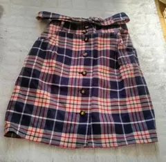 マジェスティックレゴン チェック柄 タイトスカート