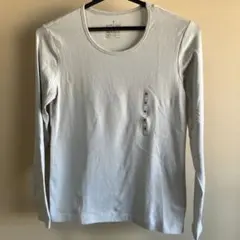 無印良品　ライトグレー クルーネック Tシャツ Mサイズ