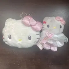 ハローキティ 50周年 マスコット キーホルダー ぬいぐるみ