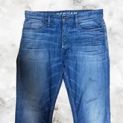 【美品】DENHAM DRILL レギュラーフィット ストレッチデニム 46のサムネイル