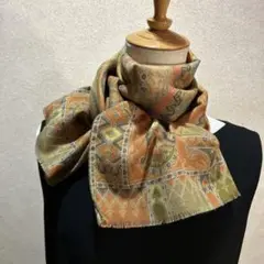 専用商品です。エトロ、色合いが美しい縦長スカーフ、美品。