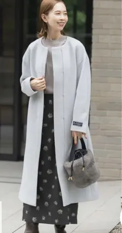 【アーバンリサーチROSSO】Balli ノーカラーコート