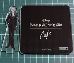 ツイステ アズール カフェ アクリルスタンドコースター