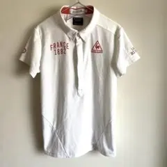 le coq sportif （ルコックゴルフ）ポロシャツ ホワイト Lサイズ
