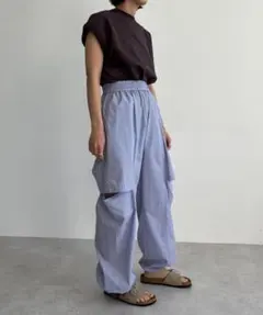 CLANE COTTON PARACHUTE PANTS - メルカリ