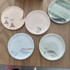 帯山銘 京薩摩焼 お皿 帯山銘 京薩摩焼 お皿