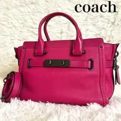 COACH 34816 スワッガー27 2way ハンドバッグ ショルダーバッグ COACH コーチ 34816 スワッガー27 キャリーオール レザー