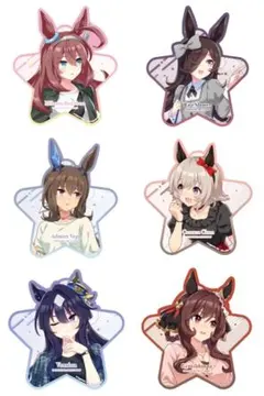 ウマ娘 ららぽーと 缶バッジ ステッカー ライスシャワー - メルカリ