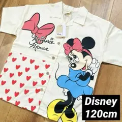 【新品】120 ディズニー ミニー レトロ シャツ 半袖 女の子