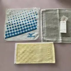 今治ハンドタオル他…3枚新品