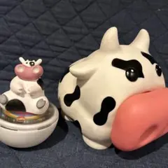 牛の貯金箱とタイマー　カルビ屋大福　　新品　2個セット　非売品