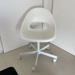 IKEA LOBERGET / MALSKÄR ホワイトオフィスチェア