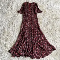 タグ付き✨ルルウィルビー ドットフラワーカシュクールワンピース 2 総