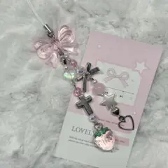 ビーズキーホルダー ピンク 韓国 コレクトブック
