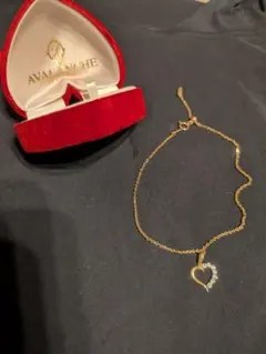 Viju ゴールド ハート ネックレス 18k ツイストチェーンネックレス
