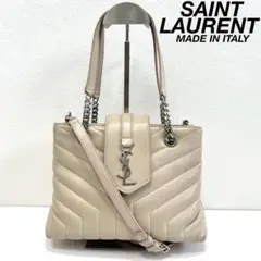 SAINT LAURENT LOULOU CHAIN 2WAY TOTE BAG