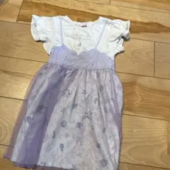 メゾピアノ　リトルマーメイドコラボ半袖ワンピース 110cm