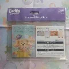ダッフィー＆フレンズ　オータムサプライズ ポストカード　ステッカーのみ