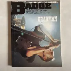 BADGE 音楽雑誌 BRAHMAN特集
